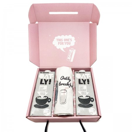【瑞典 OATLY 】咖啡師燕麥奶+文青小提袋 限量禮盒組 (期間特惠組_含運)